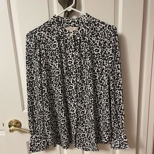 Women blouse leopard print